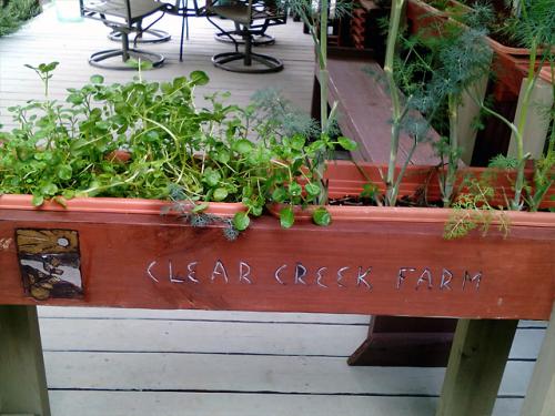 Clear Creek Farm Small Sign